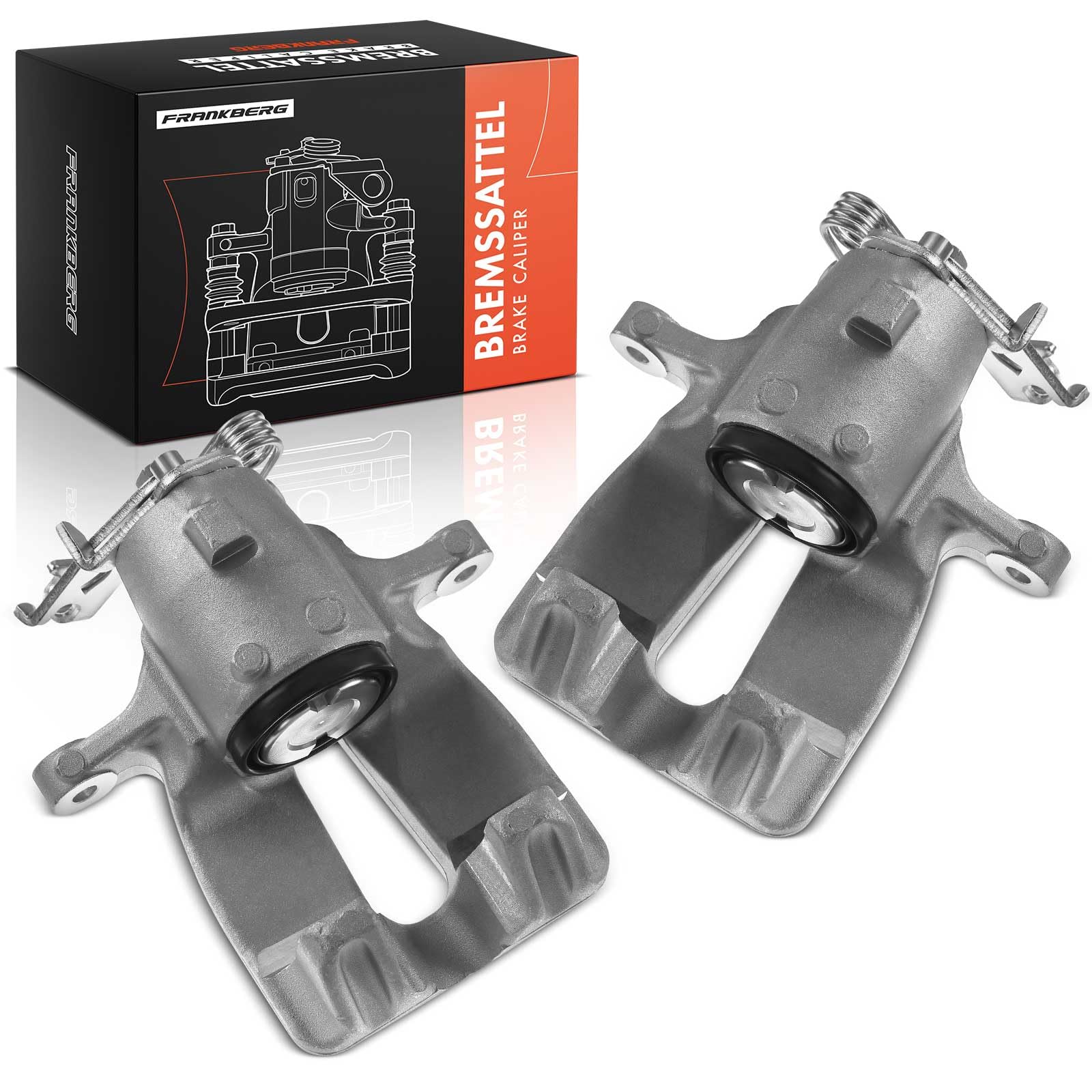 Frankberg 2x Pinza de freno Trasero Links Derecha Compatible con Insignia A G09 1.4L-2.8L 2008-2017 9-5 YS3G 1.6L 2.0L 2.8L 2010-2012 Sustituir# 13275927