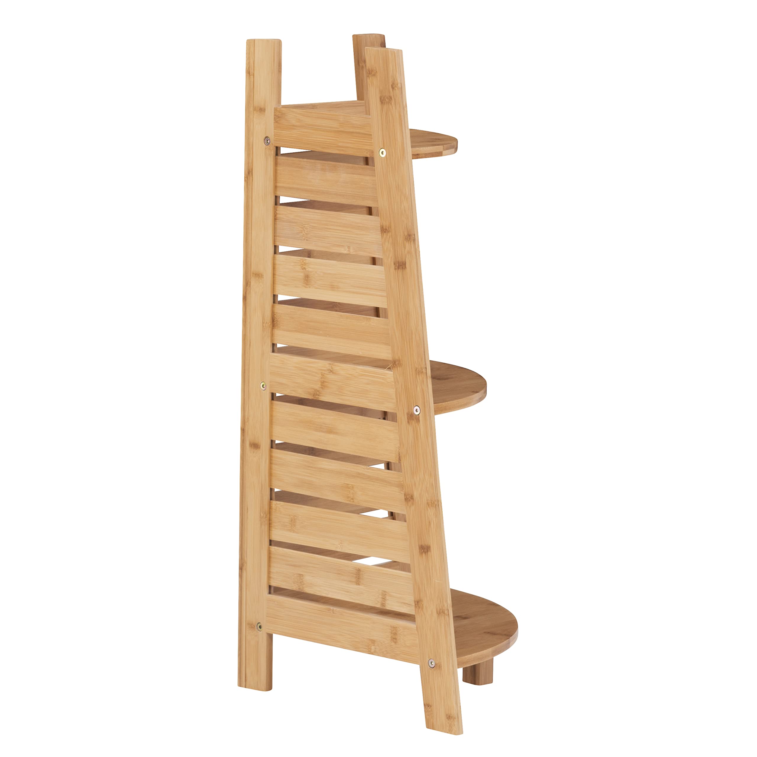 danhol® Mensola bagno in bambu, mensola doccia senza foratura, mensola