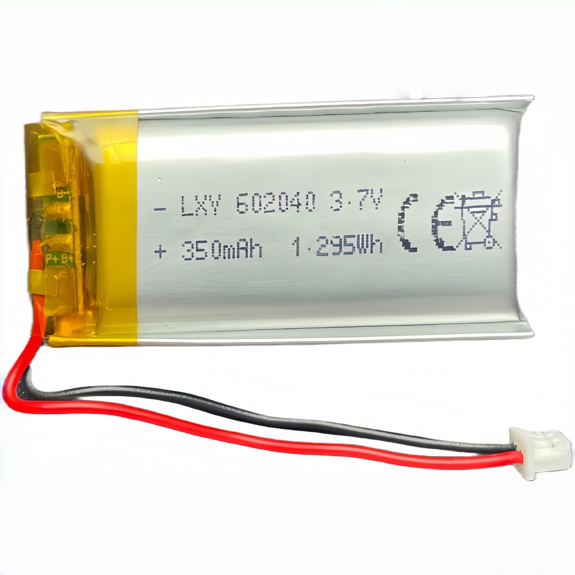 Amazon | 1Xリチウムポリマー電池 602040 リポバッテリー 3.7V350mAh