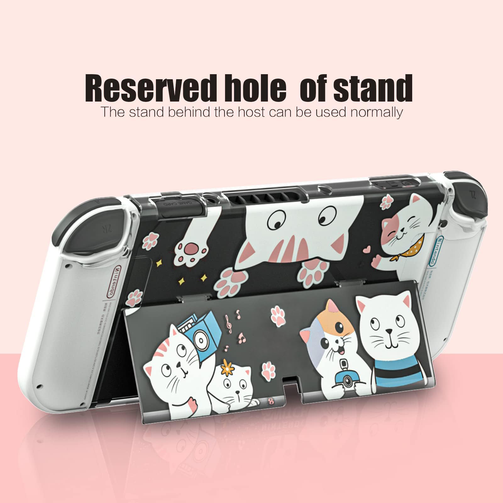 Amazon.com: NANANINO Switch OLED Cat Case, Switch OLED Cat