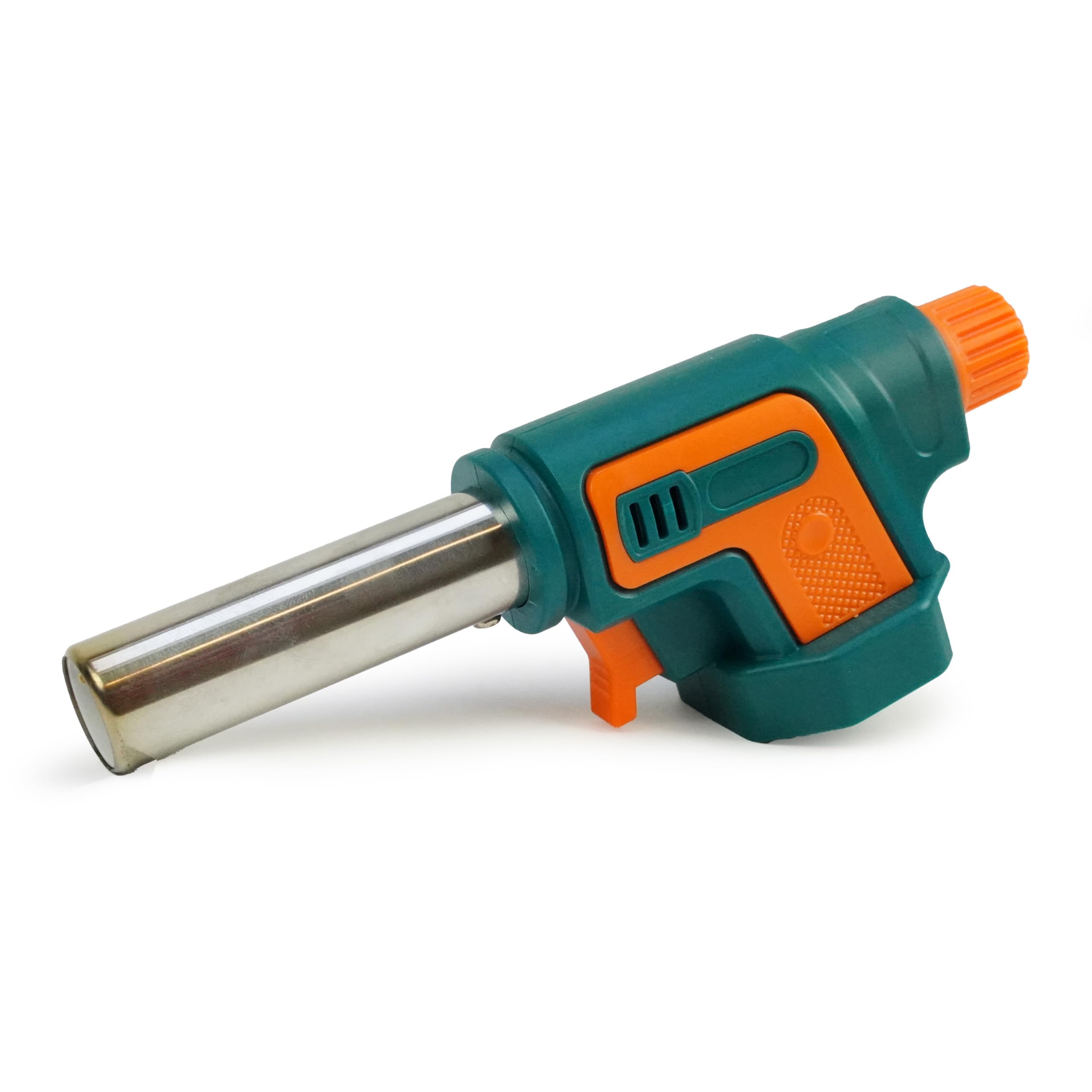 Chalumeau a Gaz 1300°C - Allumage Electrique - Puissance Reglable - Set avec 8x Cartouche Butane 227g