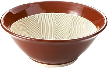 Yamaki Squid Mortar Tokoname Ware No. 7 A52 Brown