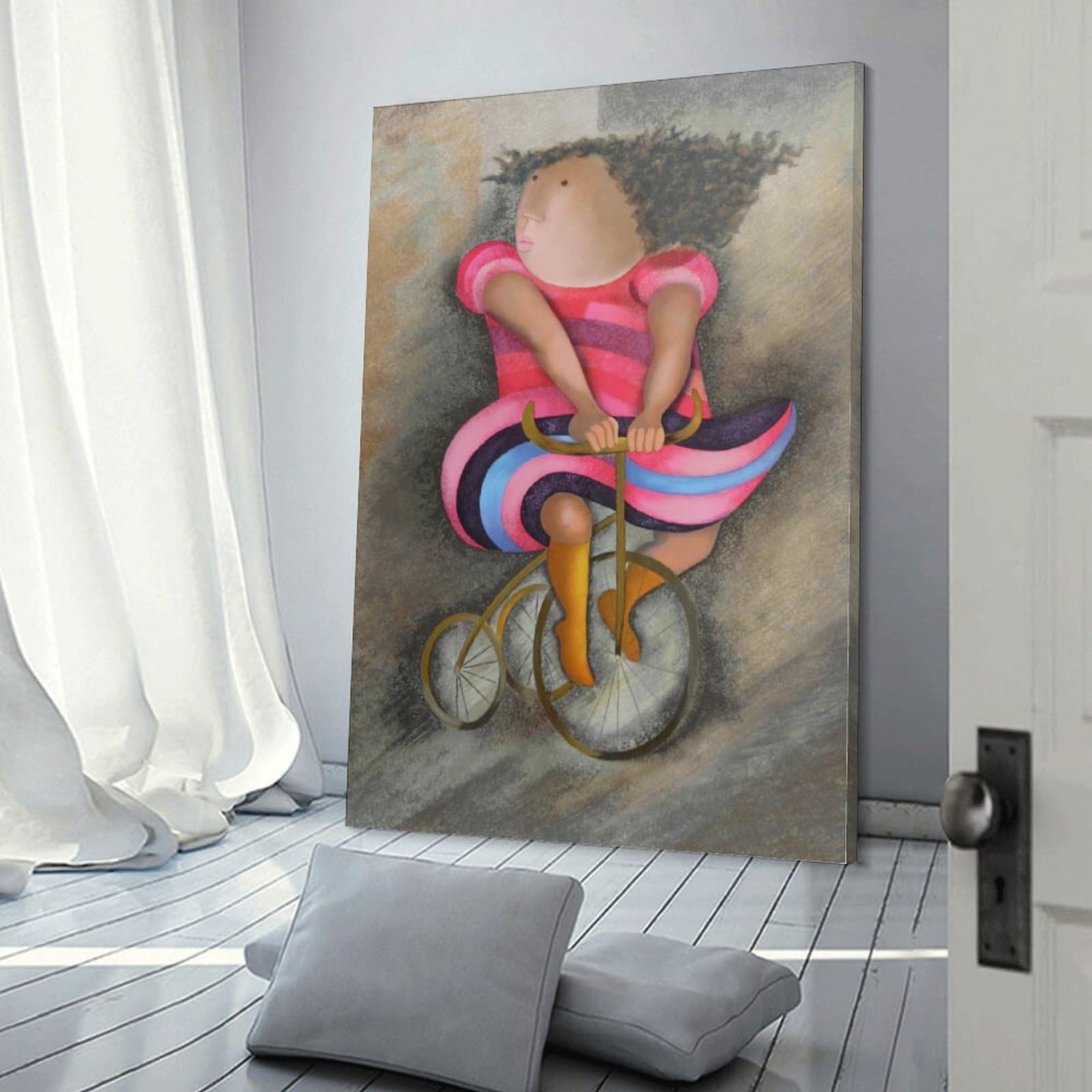 Rodo Boulanger 自転車に乗る少女たち Amazon.com: GIRL ON BICYCLE by Graciela Rodo Boulanger Prints