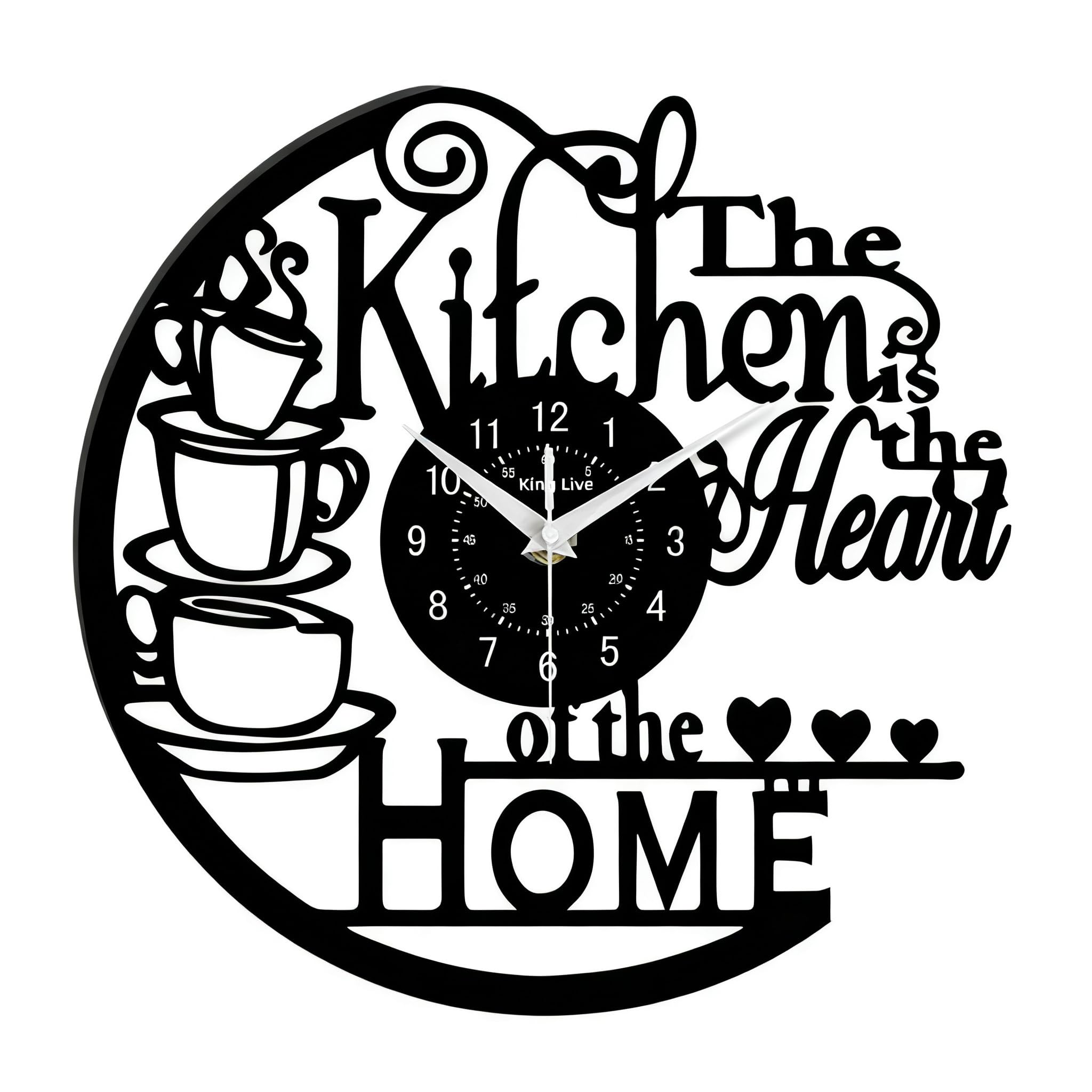 TUXCAXI Vintage Inspired Kitchen Wall Clock Adding Nostalgic Anyone Passionate About Retro Decor Decoraciones Para Cocina
