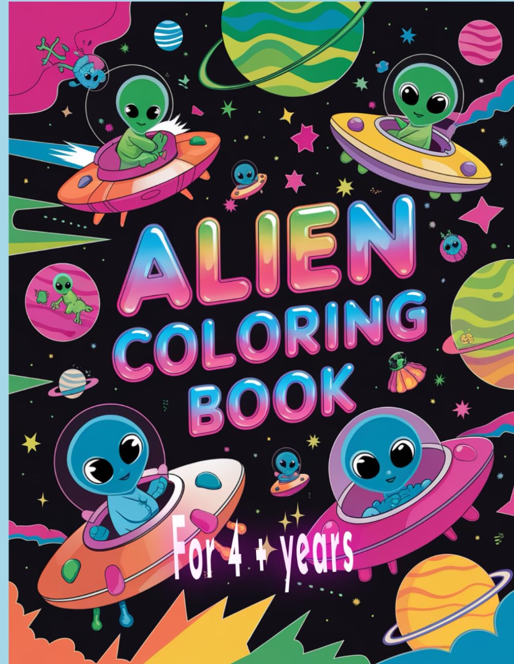 Alien Colouring Book: Colour your Aliens
