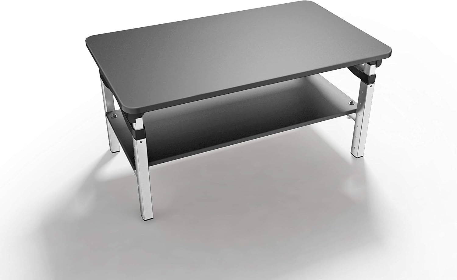 Uncaged Ergonomics Computer Monitor Stand for Sitting and Standing Desk