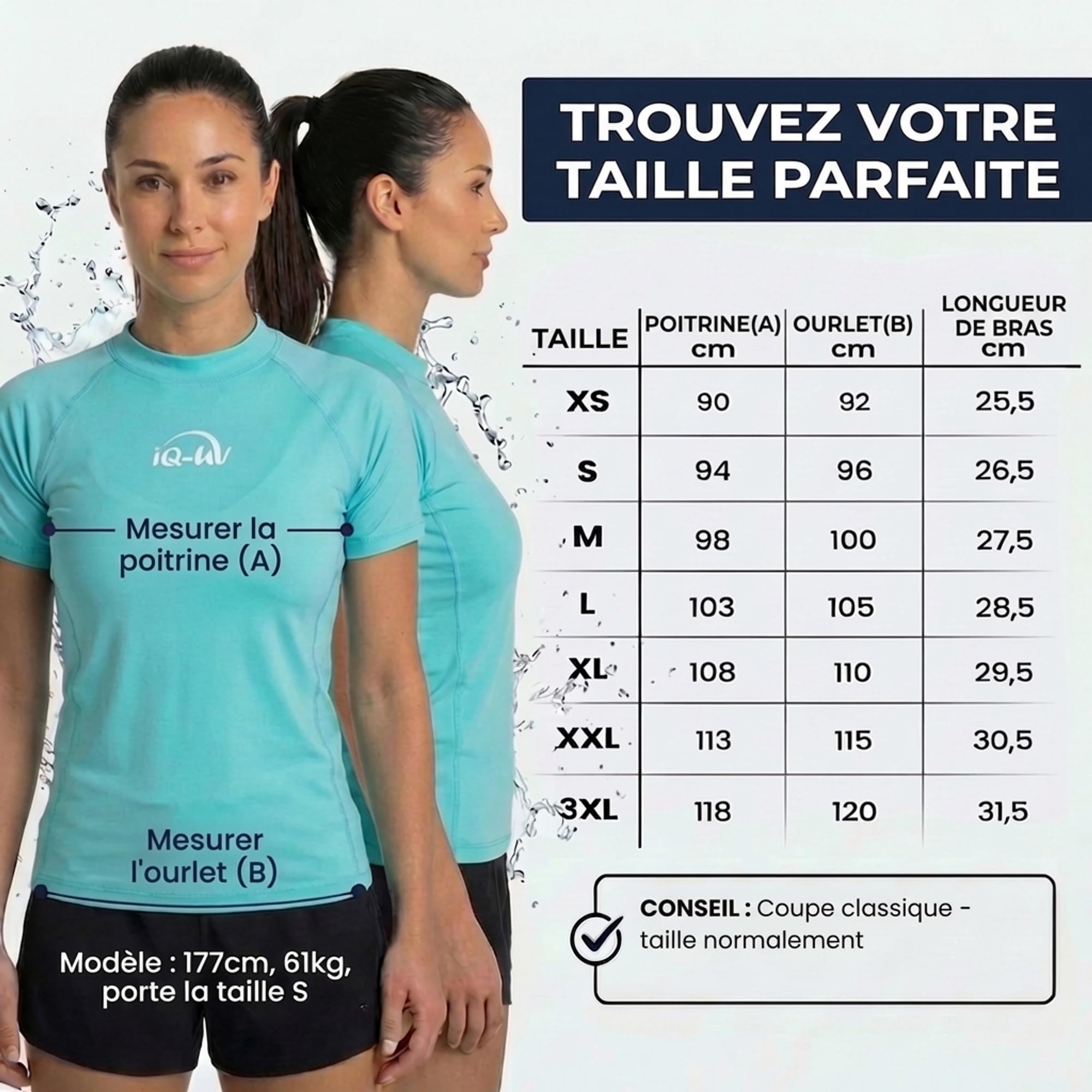 T-shirt loose iQ UV 300