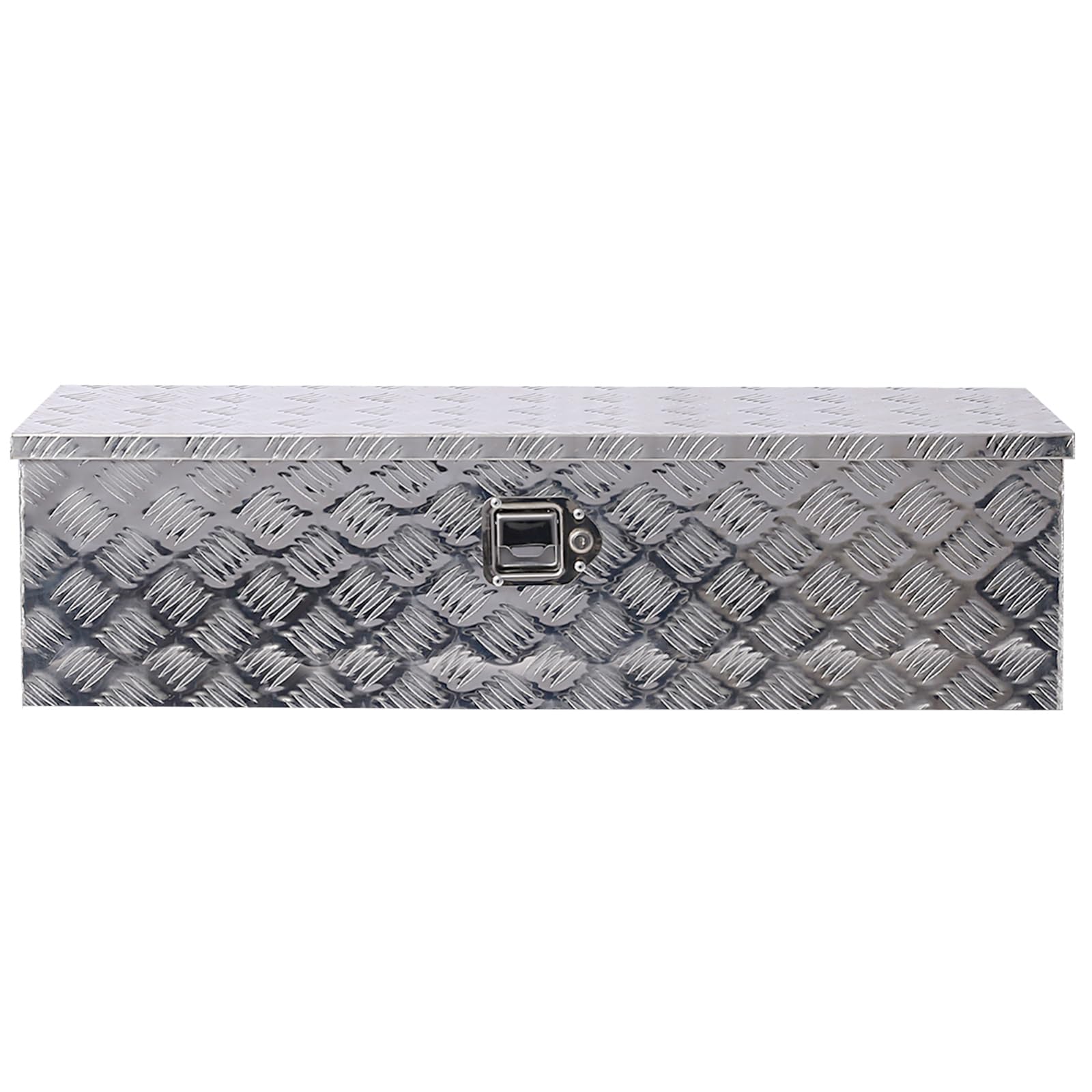 Werkzeugkiste für LKW, 99,1 cm, wasserdicht, robust, Aluminium, mit Schloss und Schlüsseln, 5 Stangen, breit, 99,1 x 33 x 25,4 cm