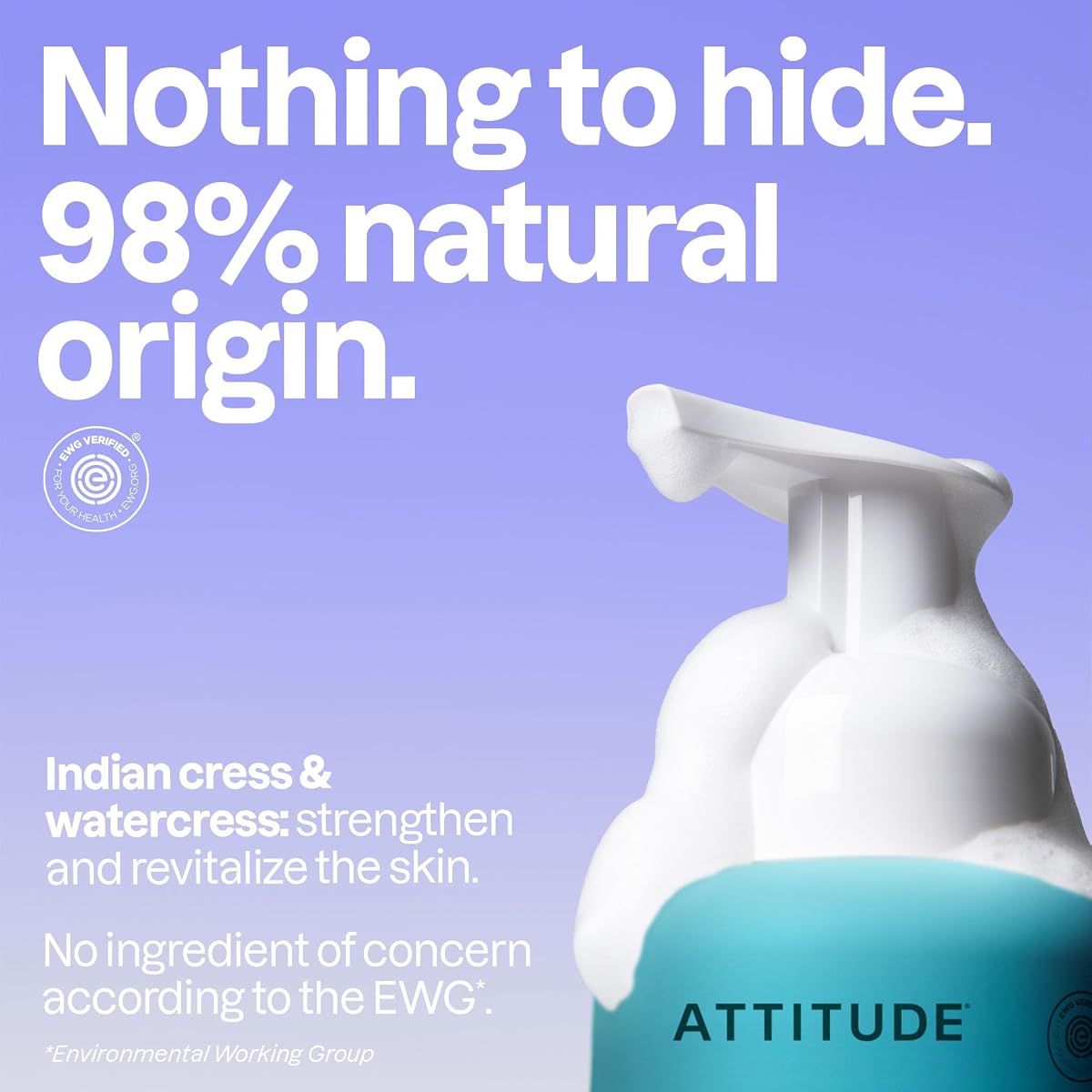 EWG Verified Foaming Hand Soap Unscented view 3