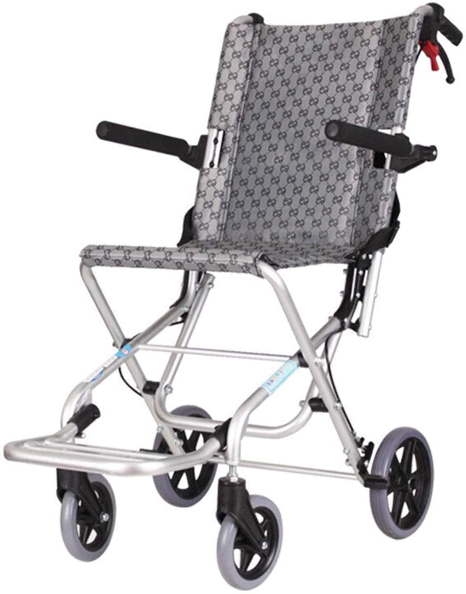Silla de Ruedas Plegable Silla de Ruedas Manual Y Ligera para Discapacitados Y Ancianos