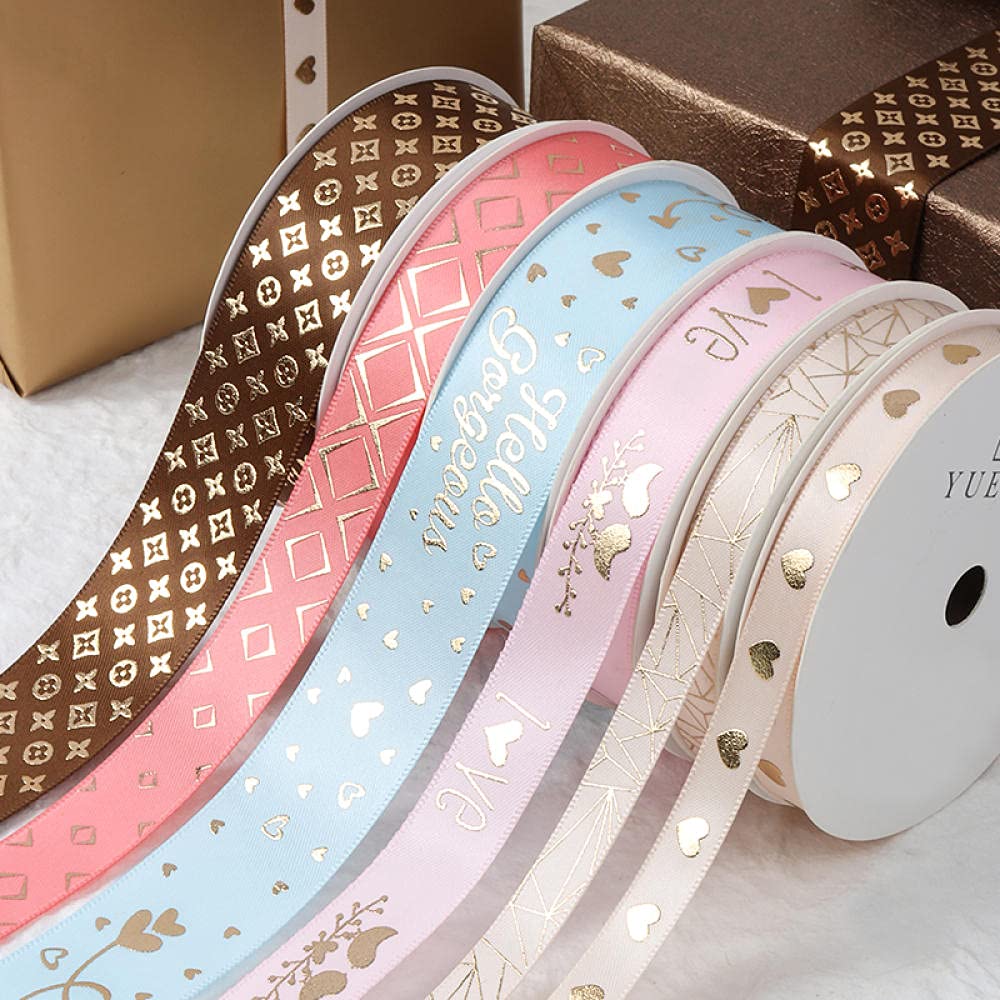Ribbons For Gift Wrapping Ribbon For Fabric Satin Ribbons Wstążka Urodziny Prezent Taśmy Walentynki Dekoracyjne Tapeta Wstążkowa Pieczone Ogrodzenie Wstążki Zip Tow Tape-Kochający