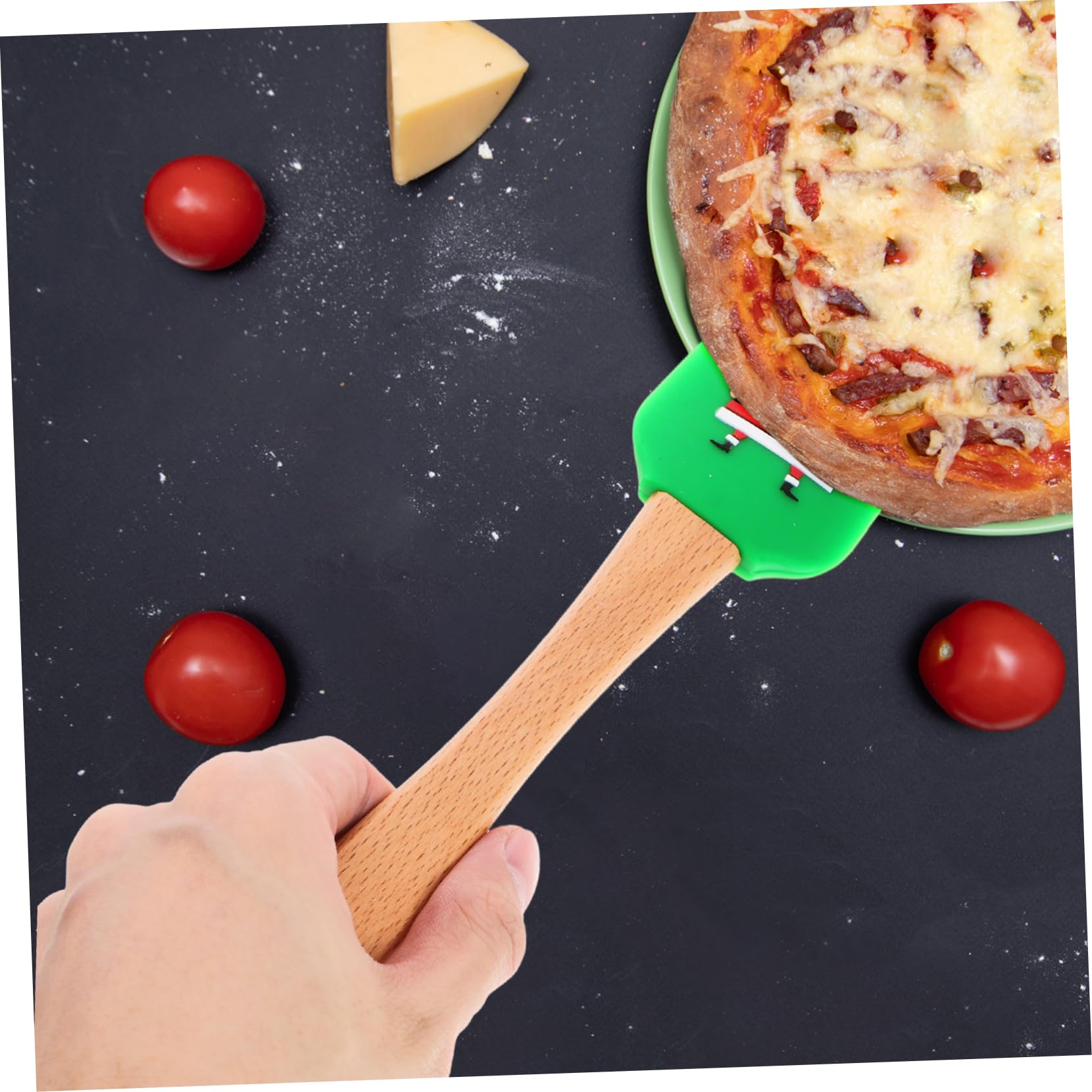 5piezas Espátulas De Silicona Para Hornear Utensilios De Pastelería Resistentes Al Calor Herramientas De Repostería Para Decoración De Tartas Diseño De Navidad Para Cocinas y