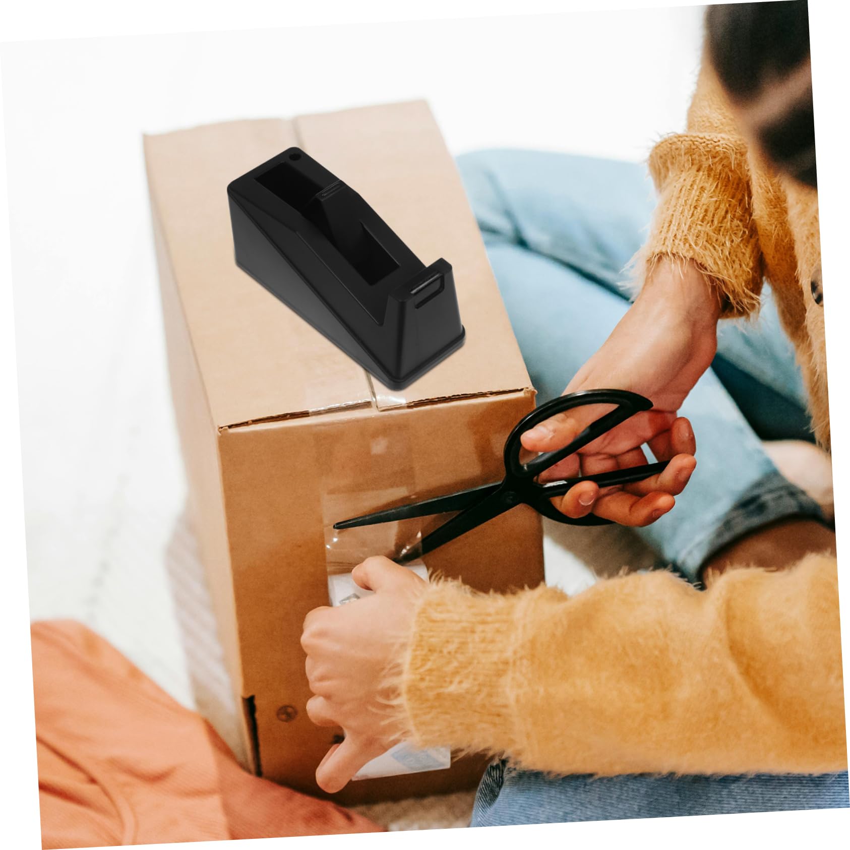 Tofficu Dispenser Per Nastro Adesivo Portatile Con Base Stabile Design Elegante e Funzione Di Taglio Rapido Per Ufficio e Casa