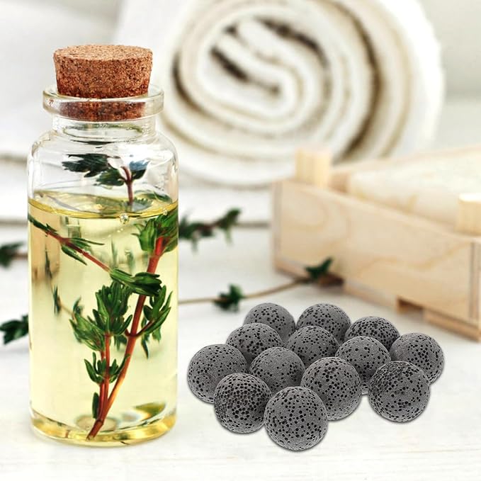SEWACC 20 Piedras Volcánicas Difusor de Aromaterapia para Aceites Esenciales miniatura 2