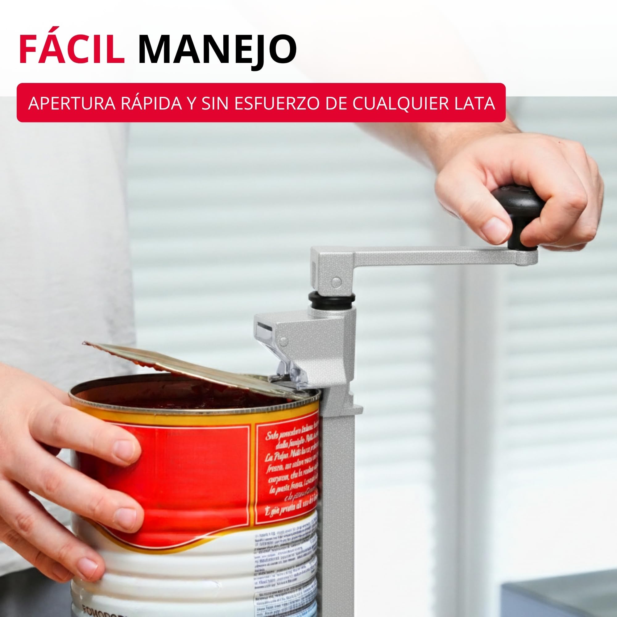 Westmark Abrelatas para mesa, Para restauración / profesionales, Largo: 84 cm, Acero / Acero inoxidable, Sieger Clou 30, 19802260
