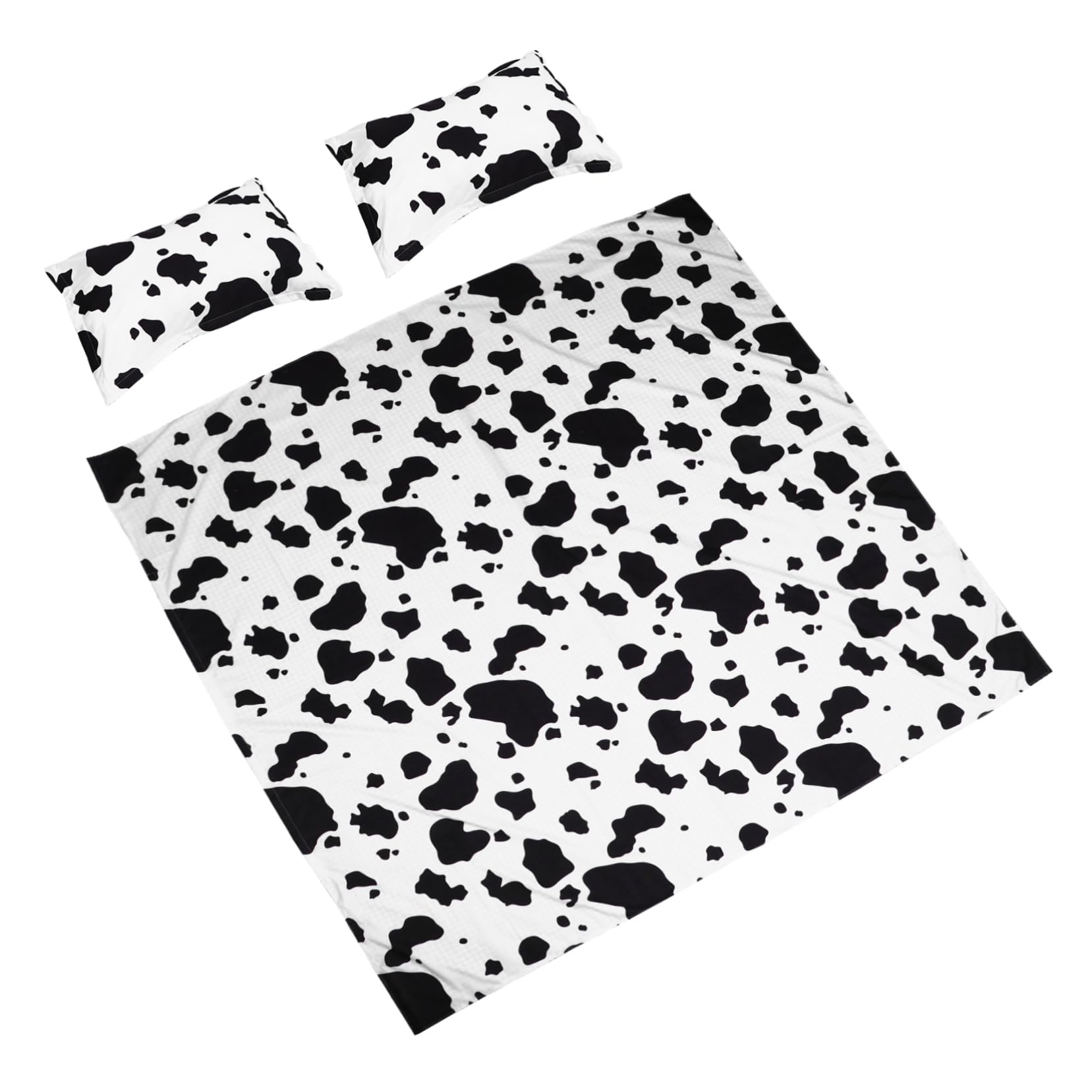 Housse de couette douce et respirante Zerodeko 3 pièces avec motifs imprimés