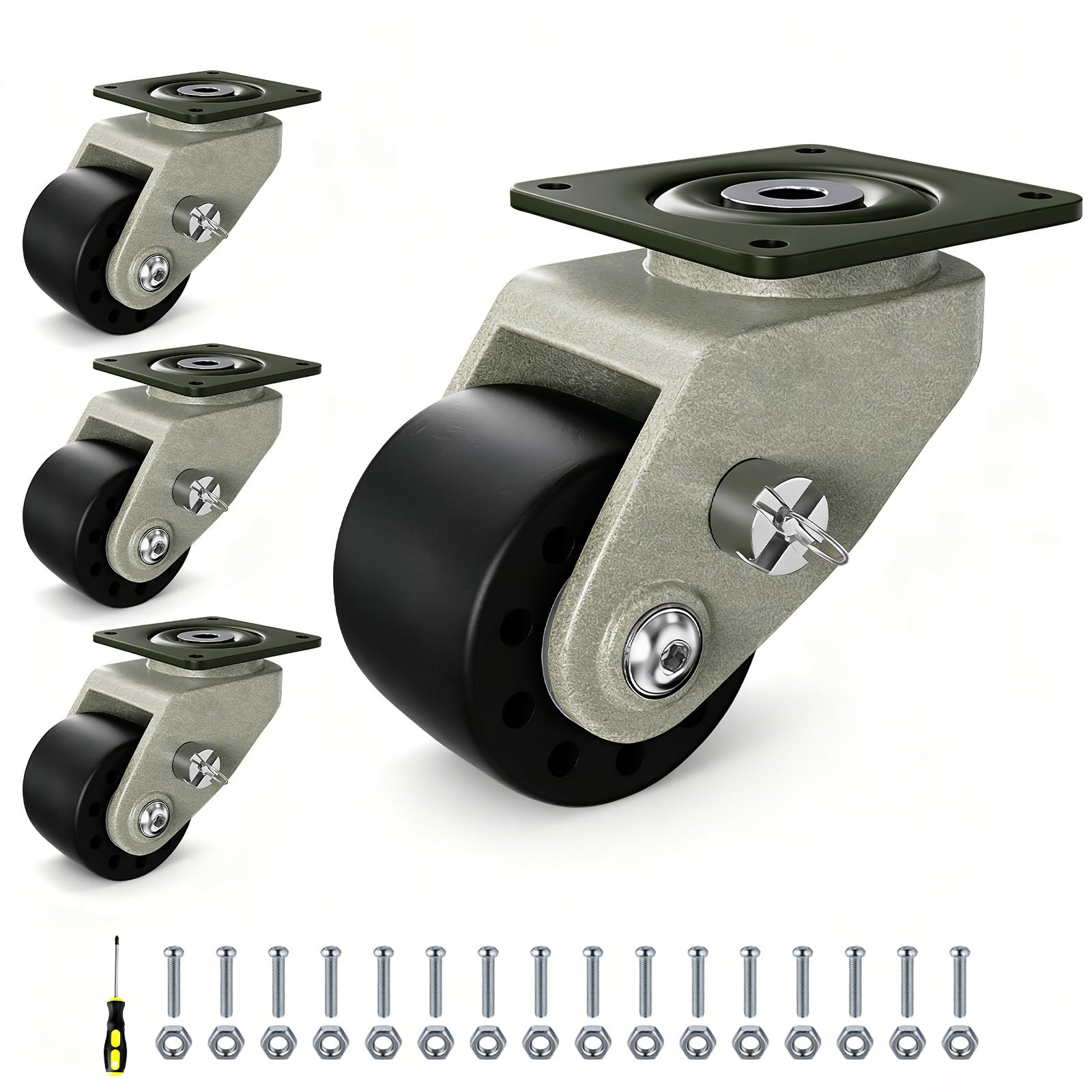 Heavy Duty Casters - 4000 lb Capacity -1