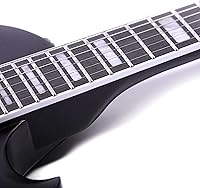 Vista 5 de Grote LPS-023 Guitarra eléctrica con acabado mate con pastillas P-90 - Guitarra de cuerpo sólido de caoba estilo LP (TS)