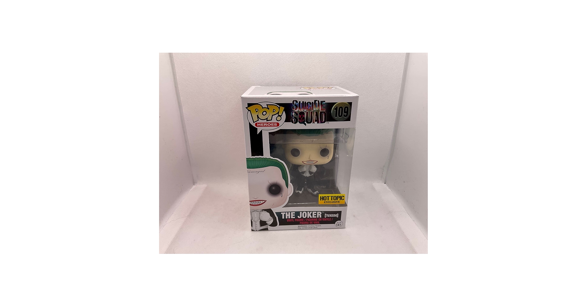 FunkoPop！109 THE JOKER tuxedo限定版 Amazon.com: Funko Pop! Suicide Squad #109 The Joker (tuxedo