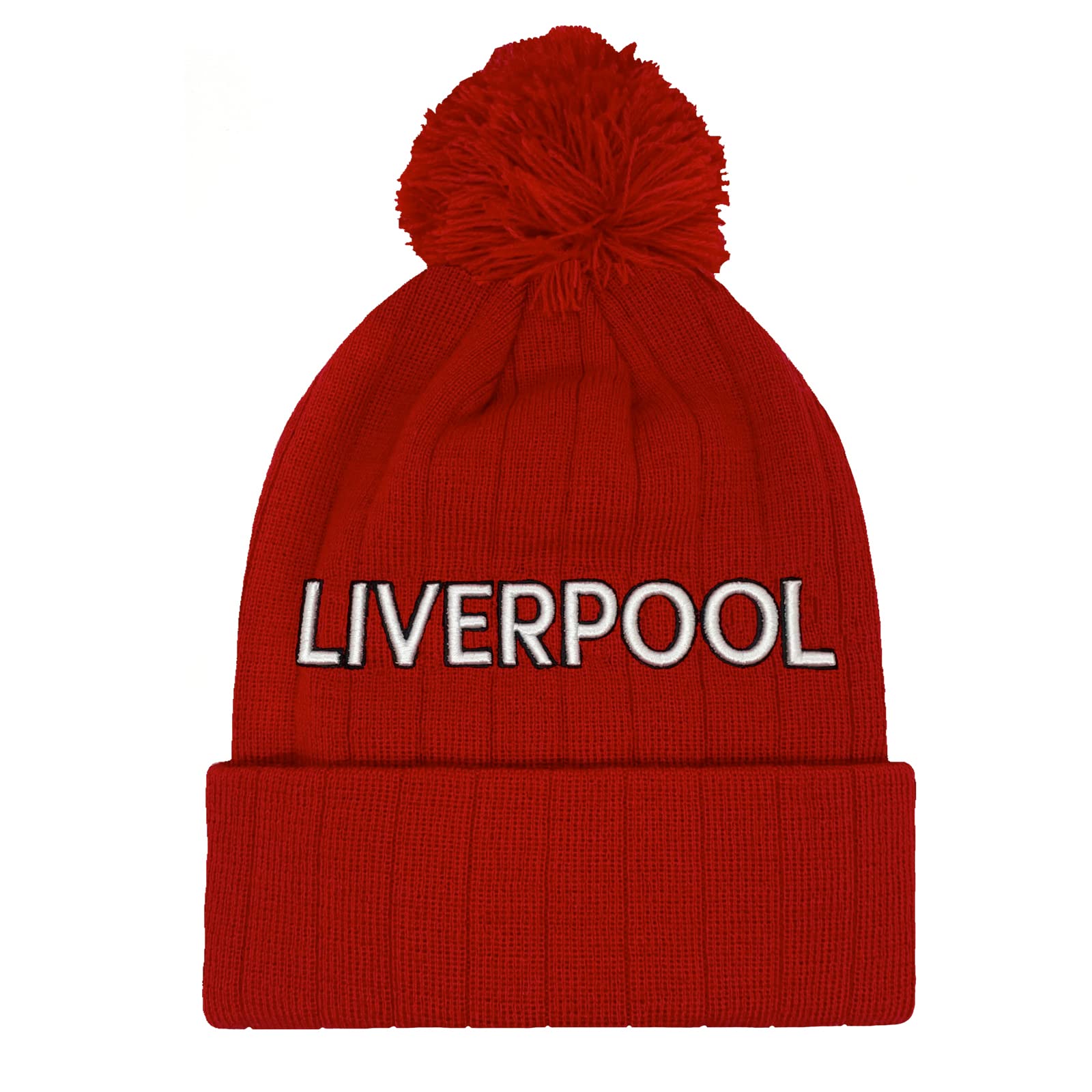 fan originals Liverpool Hat Retro Bobble 3D Embroidered Text