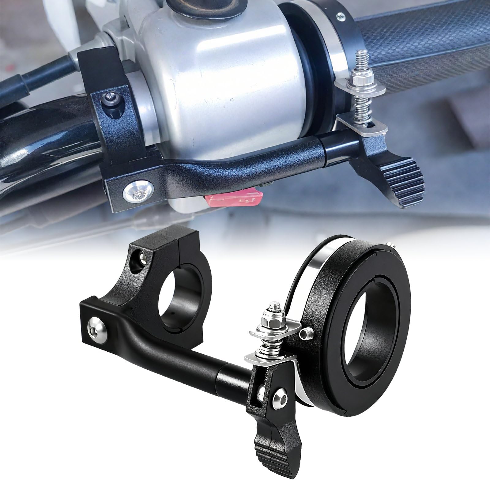 GUAIMI Cruise Control Throttle Assist Universal for Motorcycles with with 7/8" and 1" Diameter Bars