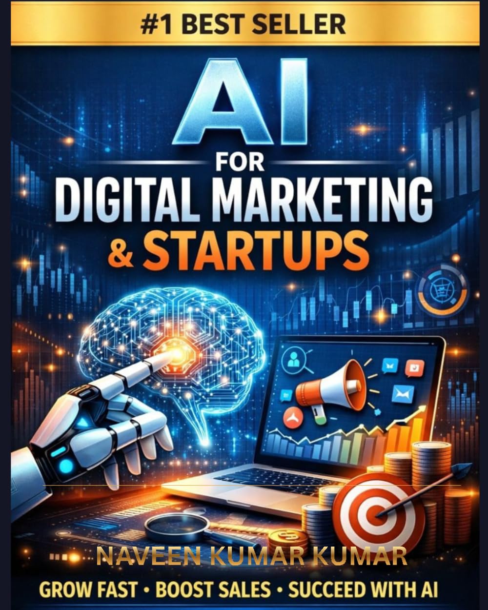 AI for Digital Marketing & Startups: A Complete Practical Guide to Grow Fast, Get Customers and Build a Smart Online Business (AI for Online Business Series)