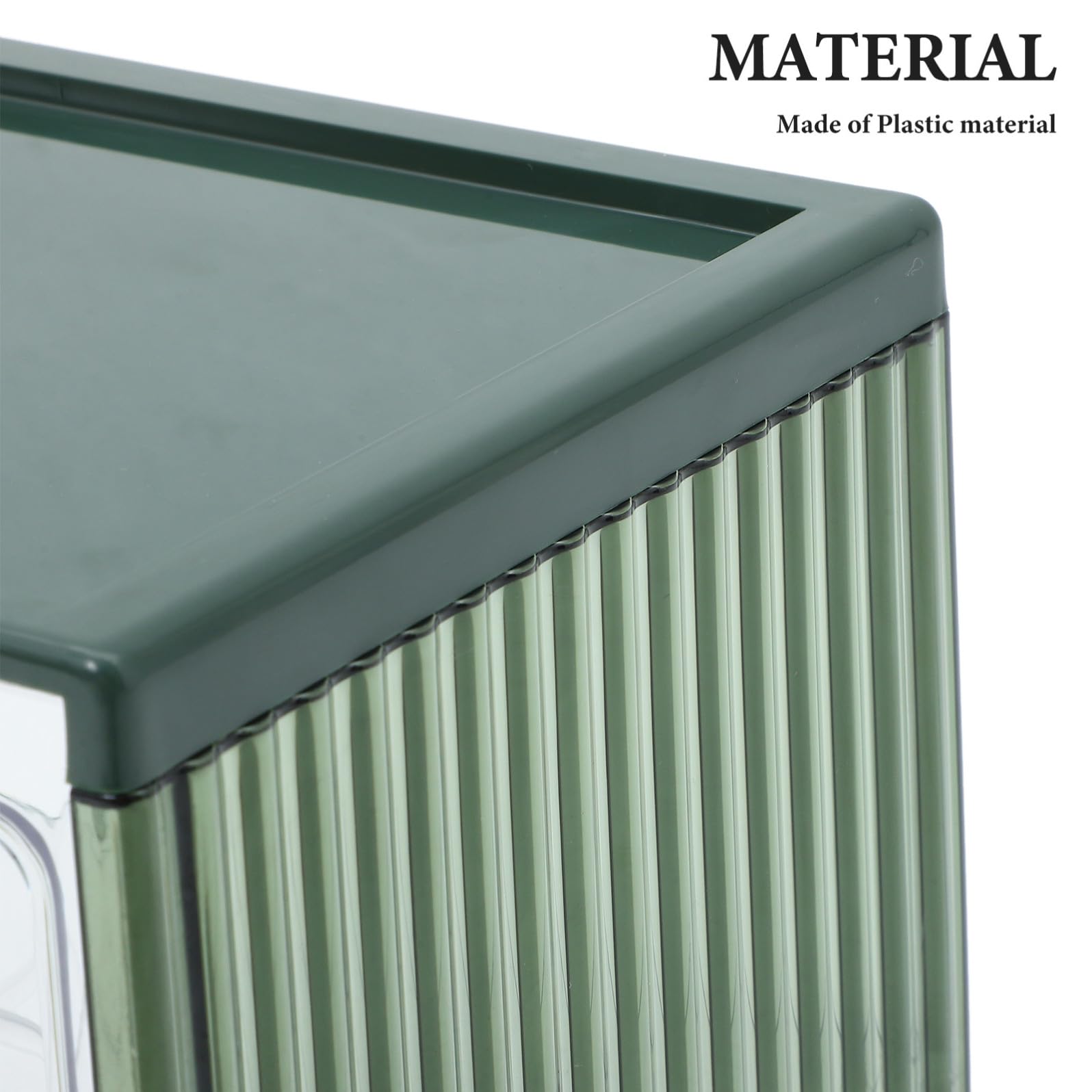 balacoo Contenitore Leggero e Riutilizzabile, Grande Capacità in Plastica Verde Doppio Strato per Conservazione per Pane da Cucina Pane Casalingo