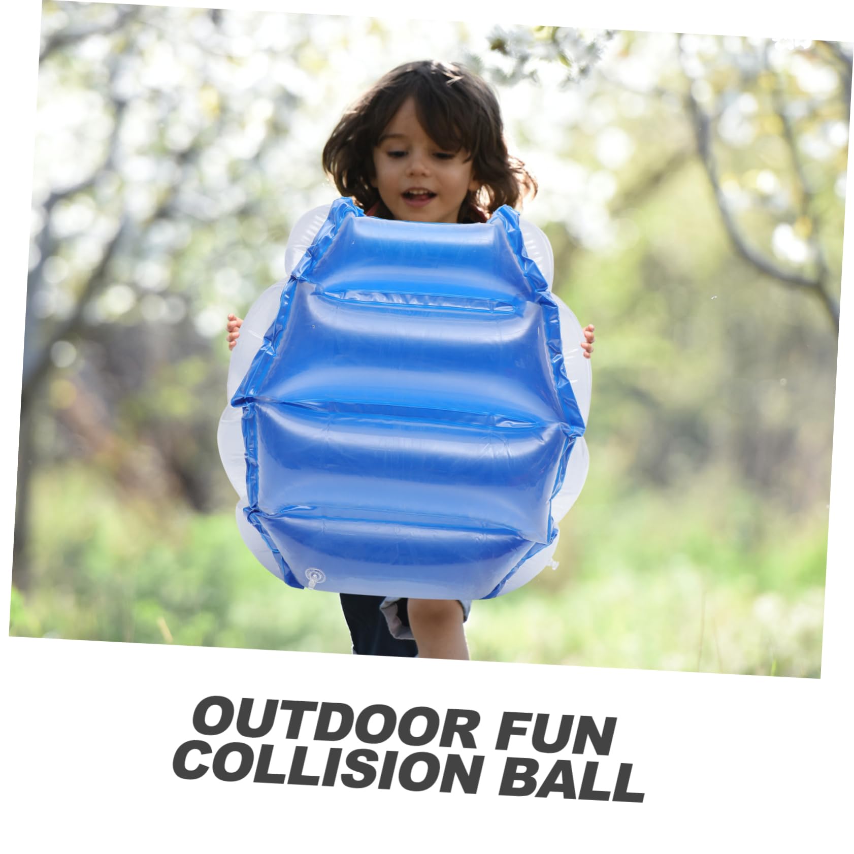 Bola De Parachoques Juguetes Pelota De Parachoques Divertida para Juguete Inflable Jugar Juegos Divertidos Prop Bola De Colisión Pelota Inflable De Parachoques De PVC Azul
