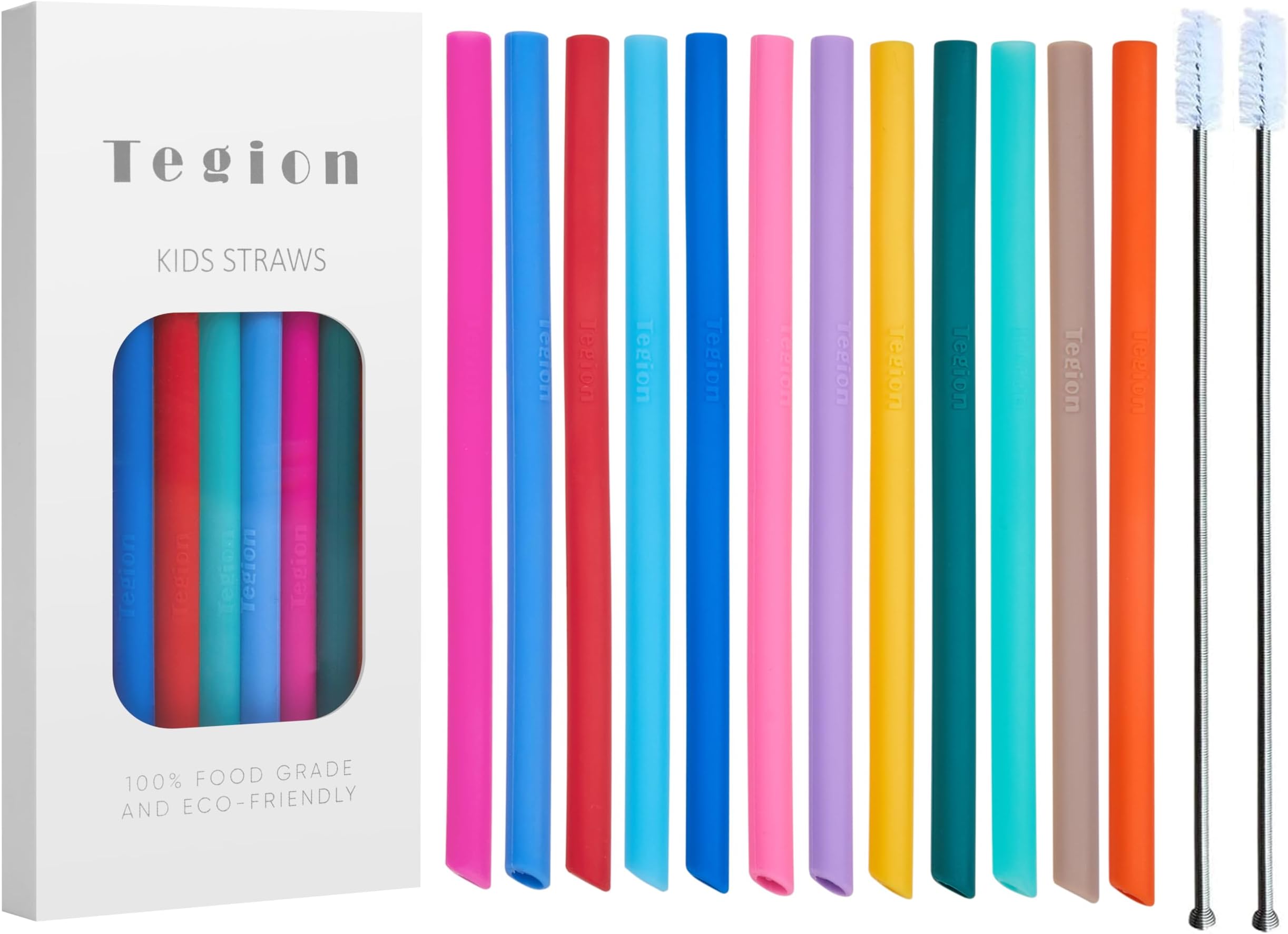 Short Replacement Reusable Toddlers& Kids Silicone Straws for The First Years Take & Toss Spill Proof Straw Cup and Wine Tumbler, Cocktail Straws,Coffee Mugs Pinch Test Passed