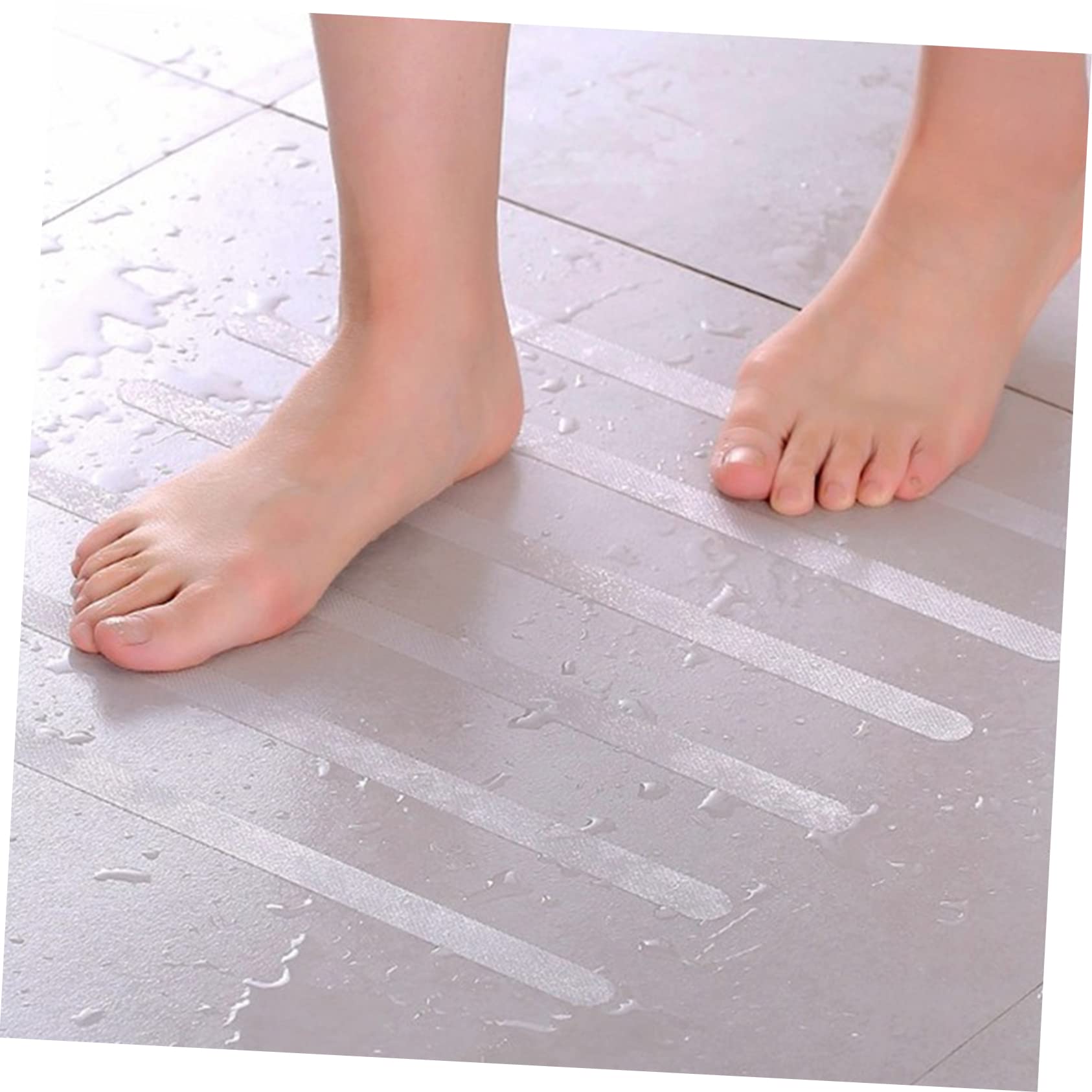 Mipcase 3 Set Strisce Antiscivolo per Bagno Adesivi Utili per Scale 48 Pezzi * 3