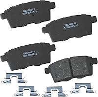 Vista 190 de Pastillas de freno traseras cerámicas Bendix Premium SBC1337 para Cadillac CTS 2014-2008, SRX 2016-2010, Chevrolet Camaro 2015-2010, Saab 9-4X 2011