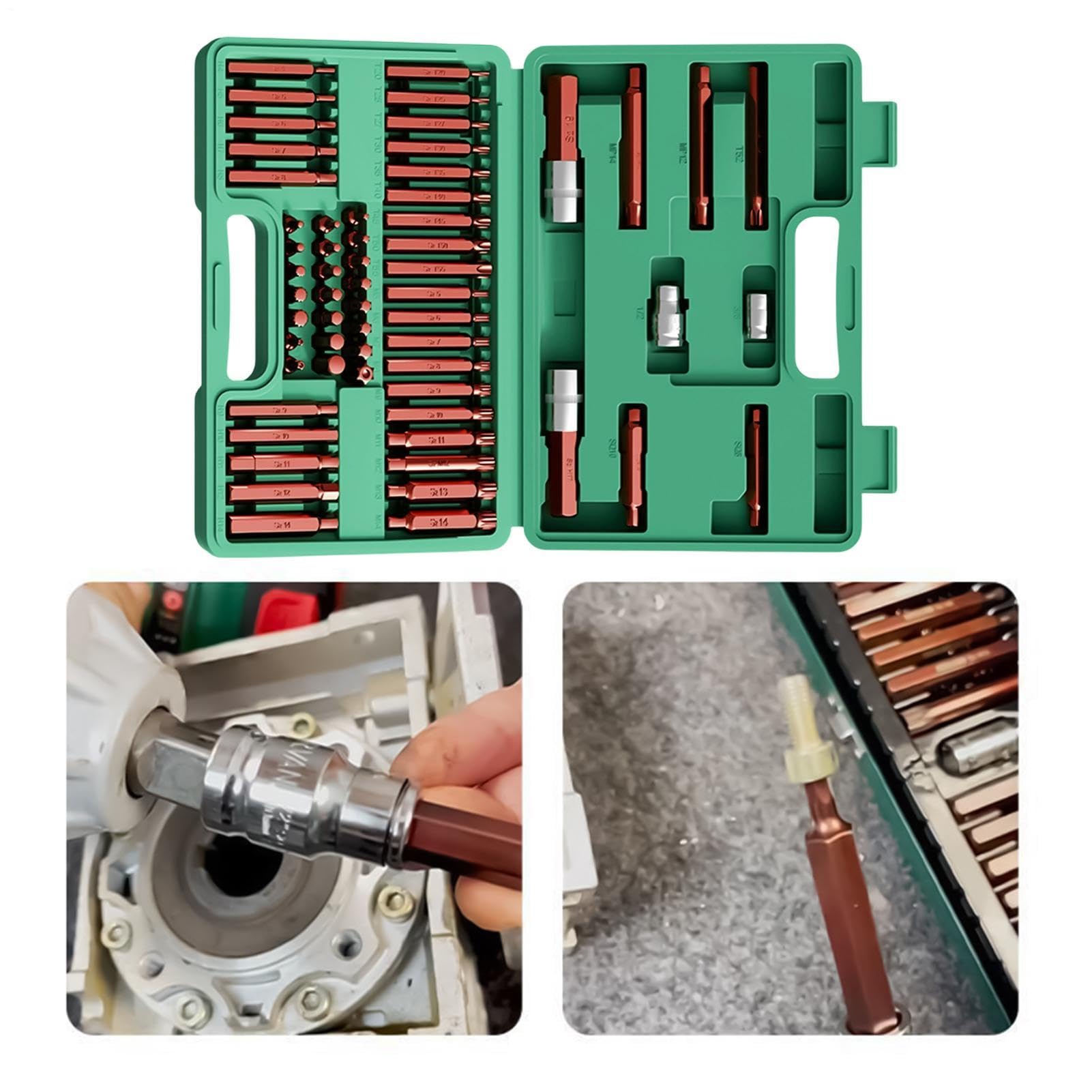 Zestaw Nasad Do Klucza Dynamometrycznego Zestaw bitów do demontażu | Komplet Nasad Dynamometrycznych Z Grzechotką Do przemysłu, domu, warsztatu, garażu, dla mechaników i techników aut