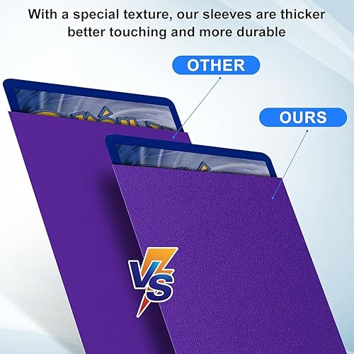 Miniatura 4 de Fundas para tarjetas para MTG, 300 fundas de tarjeta estándar de ajuste perfecto para tarjetas de intercambio, tarjetas deportivas, tarjetas de