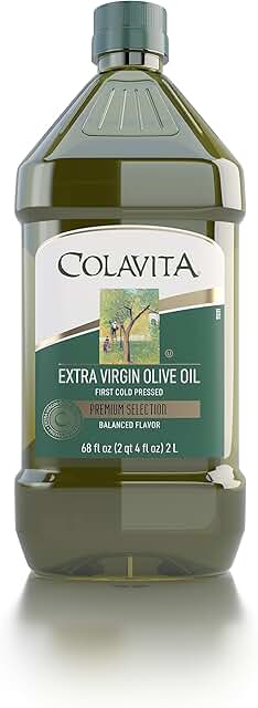 Premium Selection Extra Virgin Olive Oil, 68 Oz - First Cold Pressed, Id...