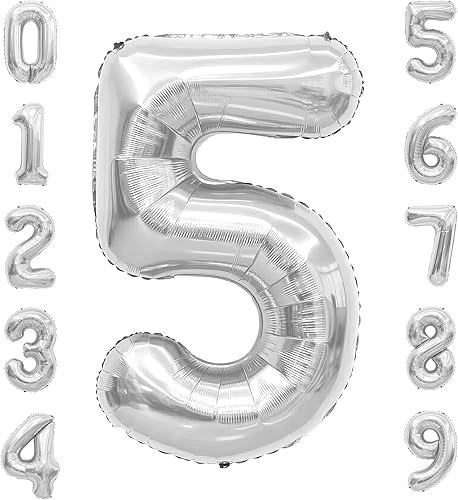 Vista 179 de Globo de número, globos de números de 40 pulgadas, globos de número degradado arcoíris, globo número 1, globo gigante, globo de números de feliz