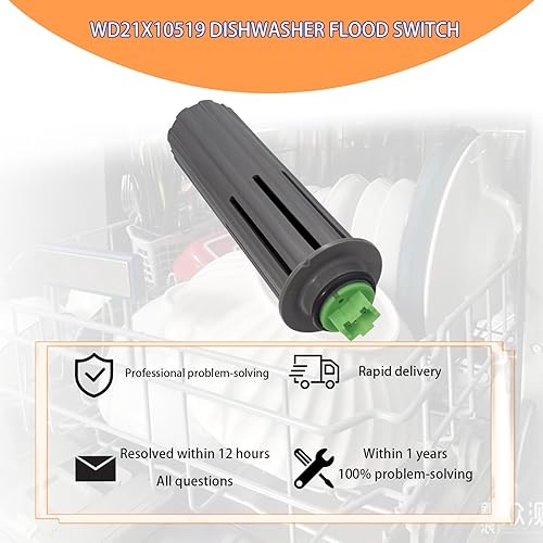 Miniatura 7 de Interruptor de inundación para lavavajillas WD21X10519 para lavavajillas Ge reemplazar WD21X20204 WD21X10492 PS8690623 Interruptor de inundación