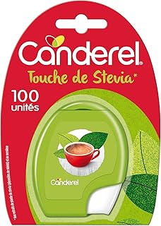 🎁 FREEBIE: Canderel – Touch of Stevia – Dispenser Tablets – Low Calorie – Stevia Sweetener |100 Tablets (Packaging May Vary)