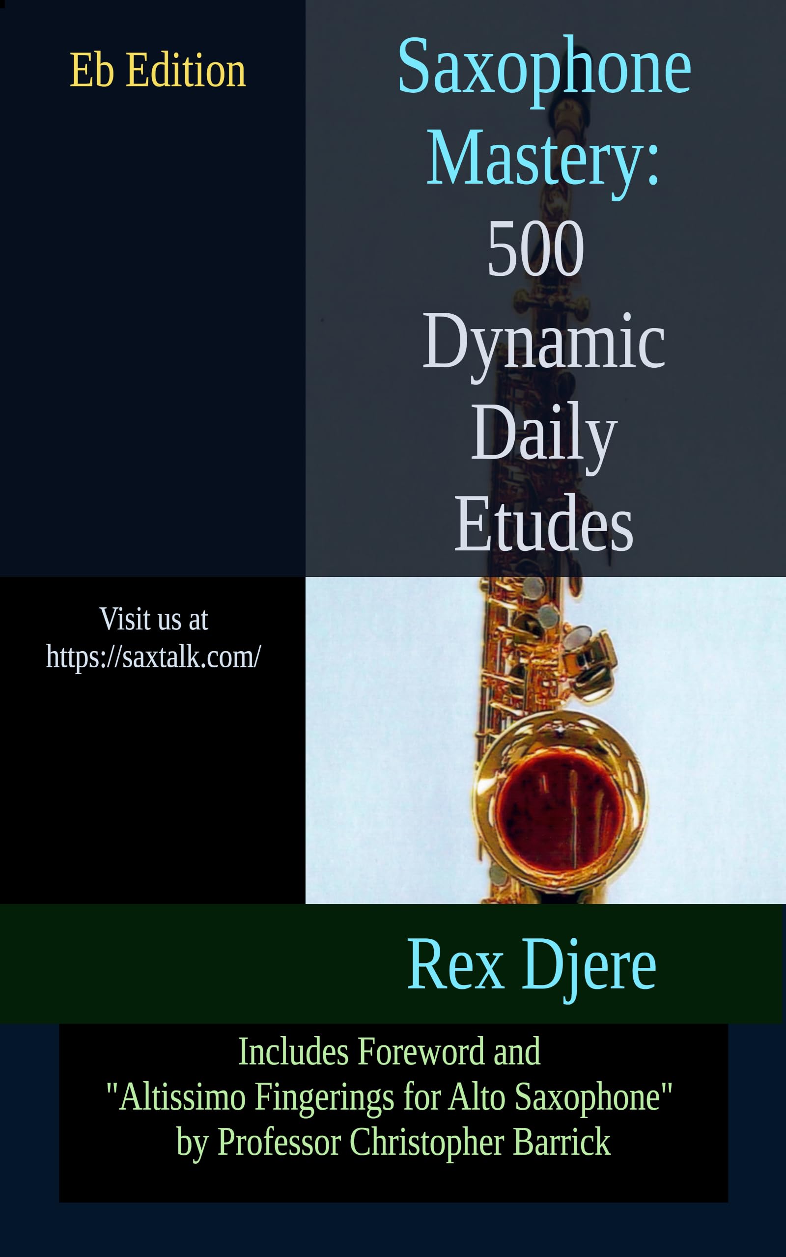 500 Daily Saxophone Etudes Saxtalk livre méthode saxophone apprentissage