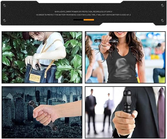 6.5 Cold Steel Koga SD1 Self Defence Tool Made of High Impact Polymer Good for Self Defense Security Sports (Round Head)