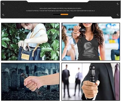 6.5 Cold Steel Koga SD1 Self Defence Tool Made of High Impact Polymer Good for Self Defense Security Sports (Round Head)