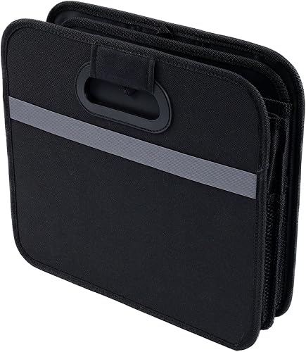 Miniatura 2 de Organizador de maletero para automóvil, almacenamiento de carga plegable, negro 55L, para SUV coche camión, poliéster Oxford impermeable 600D, 2