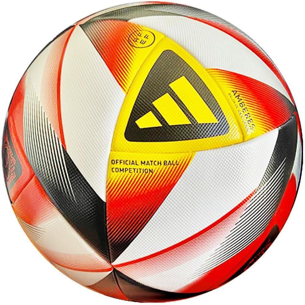 adidas Rfef Com, Unisex Ball (Thermal-Bonding) Top: White/Black/Solar Red/Pantone Bottom: Silver Met, IA0936