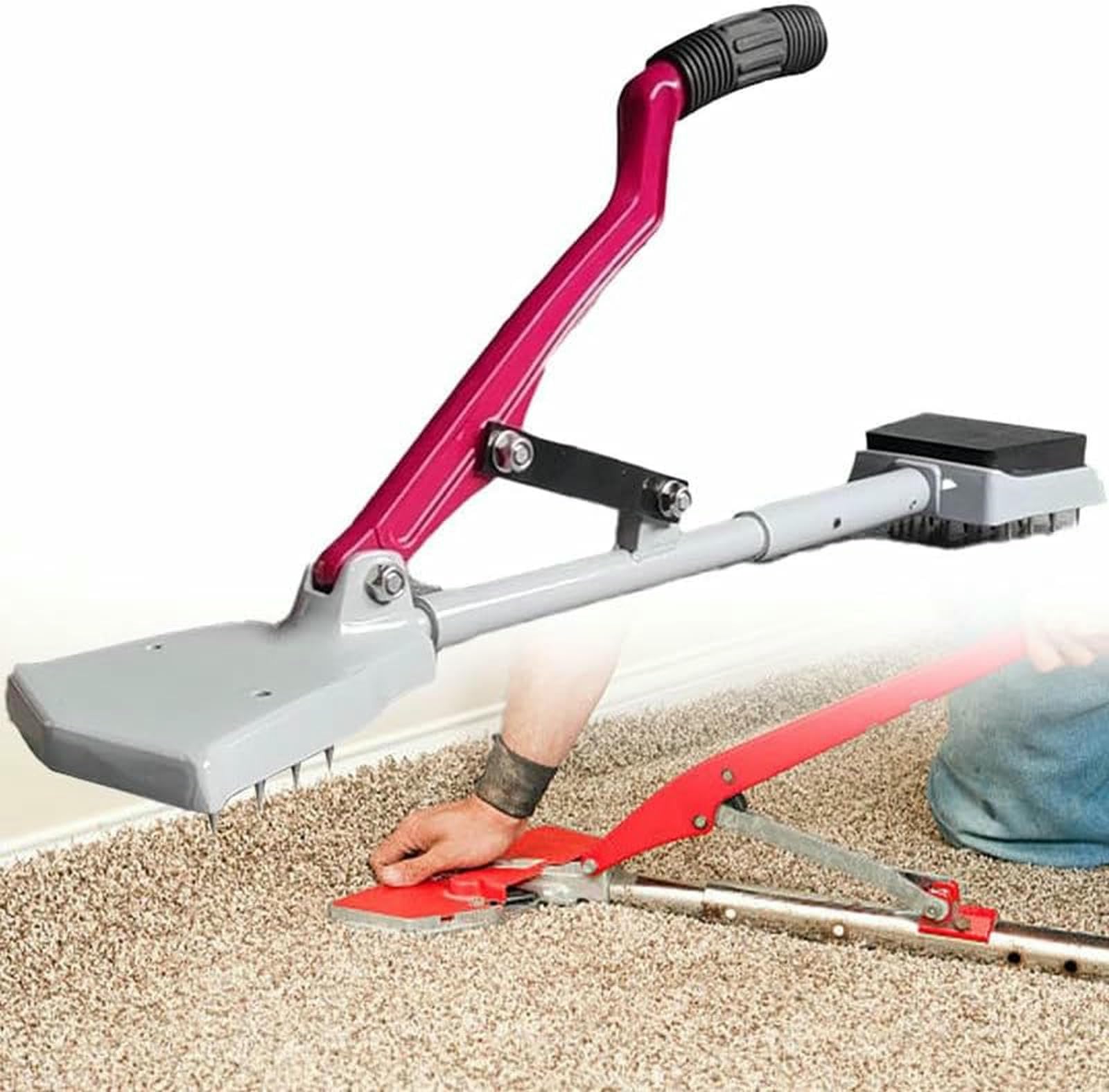 Outil de trame de tapis avec pinces pour reussir facilement vos projets de plancher bricolage