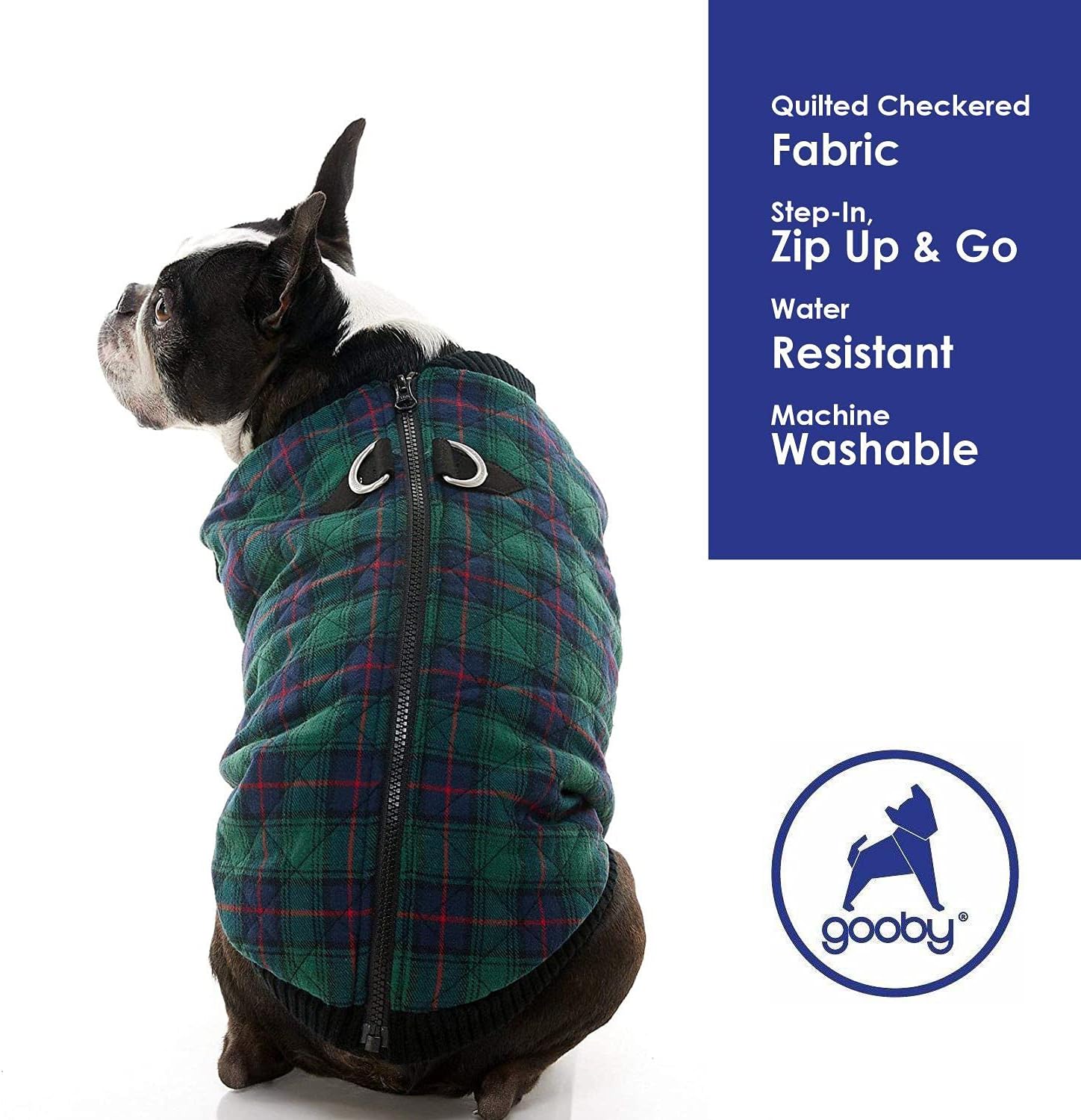 Gooby Chaleco de moda, pequeño suéter para perro, chaqueta cazadora con ...