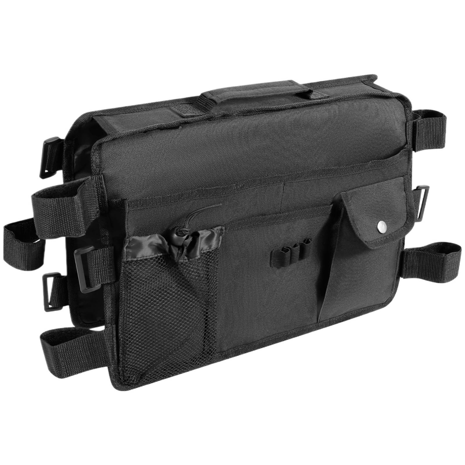Bolsa para guardar sillas de ruedas Cesta colgante plegable grande con cierre ajustable, tela Oxford, bolsa for andador debajo del asiento