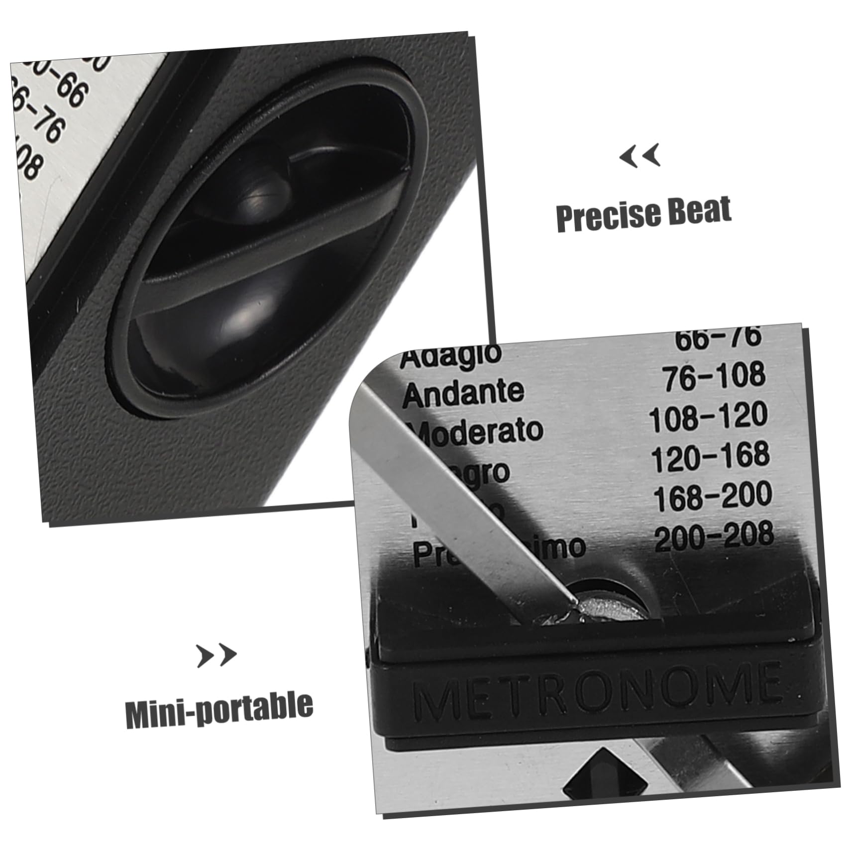 ibasenice 4pièces Mécanique Pour Violon Piano Et Guitare Portable Avec De Volume Pour Musiciens