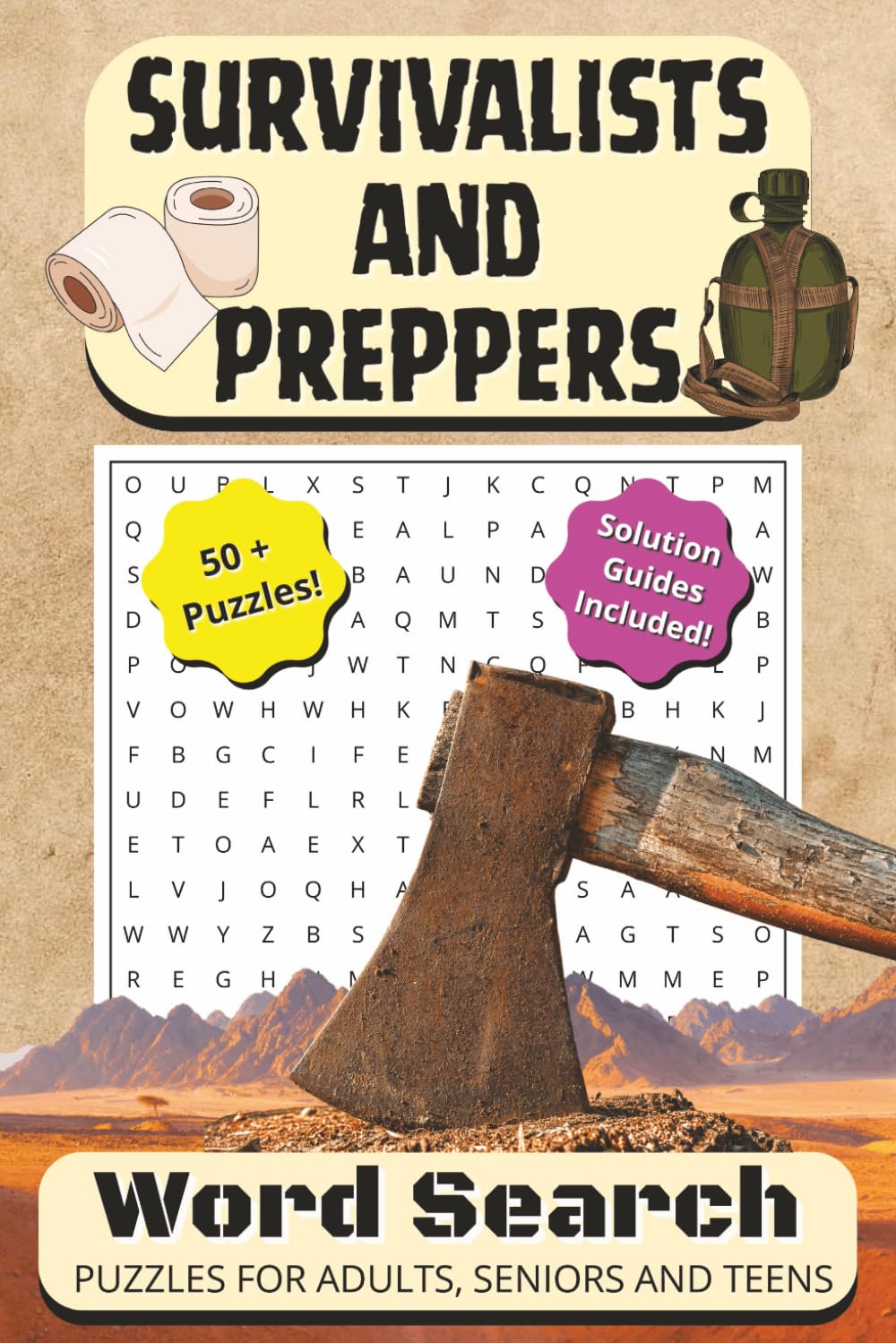 Survivalist and Preppers Word Search: Sharpen Your Survival Instincts with 55 Survivalist and Prepper-Themed Word Searches.