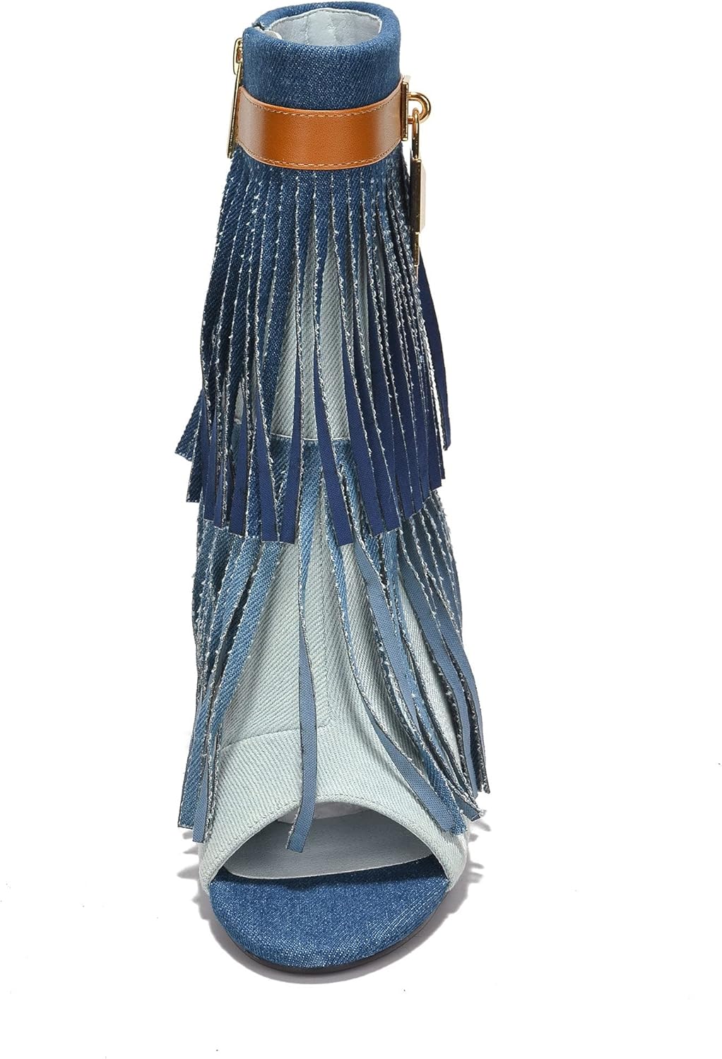 Cape Robbin Women's Tassel Bootie Fringe Hidden Wedge Heel Ankle Boots