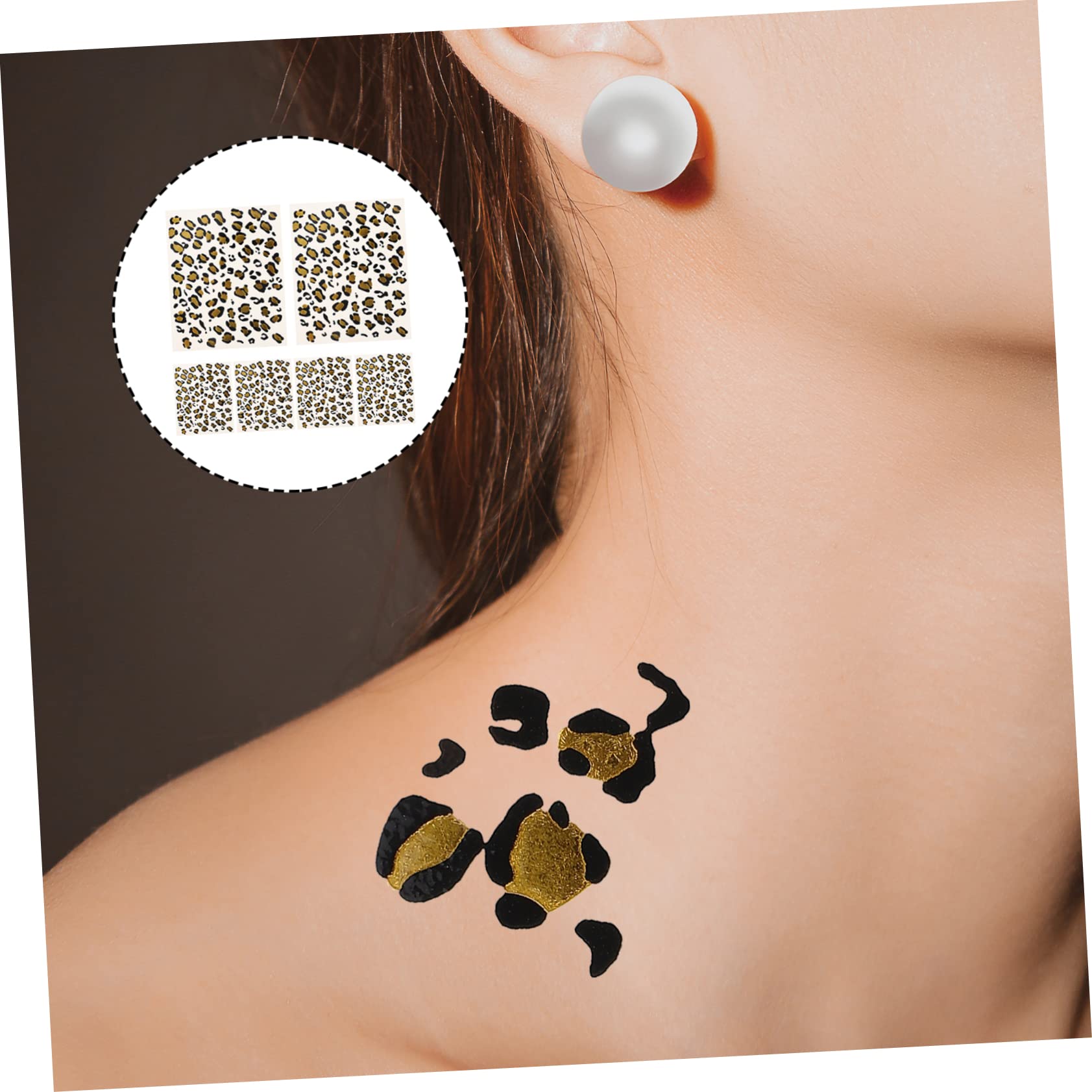Tatuajes Falsos Mujeres 6 Hojas de Transferencia Papel para Fiesta