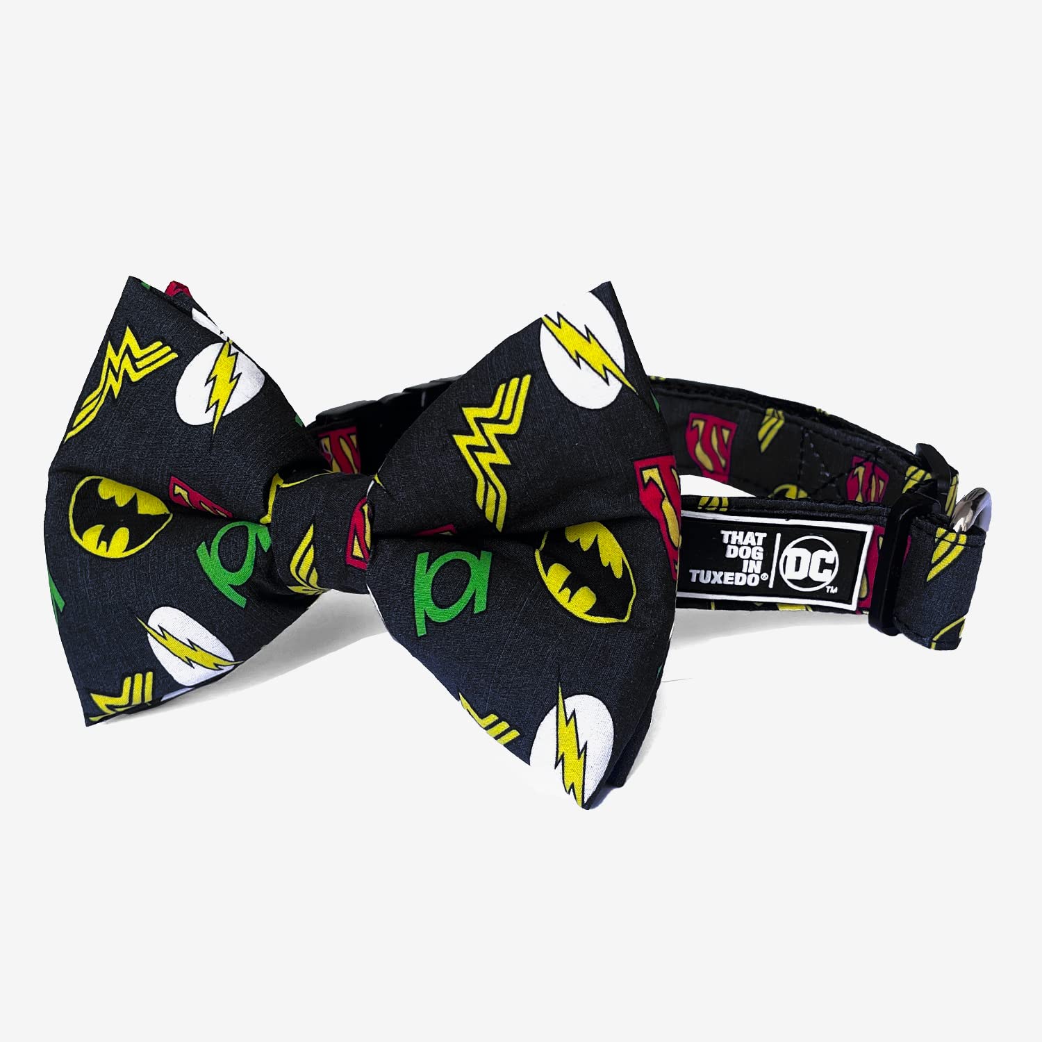 That Dog In Tuxedo Official Justice League Superhero Dog Bow Tie Adjustable Bowtie Collar (Blue, S) (B08YXKBYXC) Amazon Price History, Amazon Price Tracker